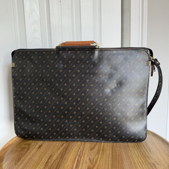 Briefcase Portfolio Maletín Brown 17 X 11 X 4 In - Picture 2 of 16